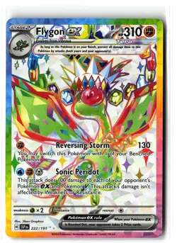 Flygon ex ⭐ 222/191 Holo Ultra Rare Surging Sparks 2024 Pokemon NM - Image 1
