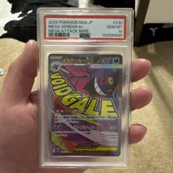 Pokemon TCG Mega Gengar ex Mega Attack Rare PSA 10 M2a Japanese 230/193 350HP - Image 1