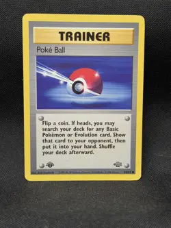 1st Edition Pokemon - Poke Ball 64/64 Jungle Non-Holo - Image 1