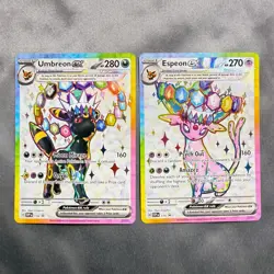 Pokemon TCG - Umbreon ex 176 & Espeon ex 175 Prismatic Evolutions Promo NM - Image 1