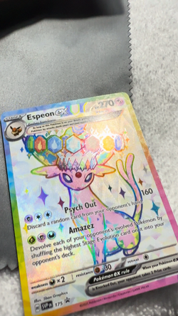 Pokemon TCG - Umbreon ex 176 & Espeon ex 175 Prismatic Evolutions Promo NM - Image 2