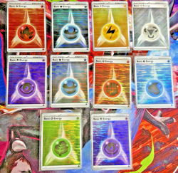 Pokemon Lot Of 12 Holo Energy Lot Black Bolt White Flare - NM - Image 1