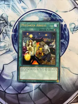 (YCL) Yugioh Mistaken Arrest MAGO-EN080 Rare 1st Ed VLP - Image 1