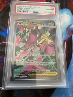 2025 POKEMON MEG EN-MEGA EVOLUTION ULTRA RARE #162 MEGA MAWILE EX PSA 10 - Image 1