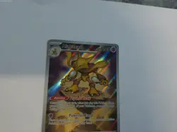 2025 Pokemon Mega Evolution #009 Alakazam Black Star Promo - Image 3