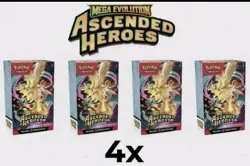 Pokemon TCG Ascended Heroes Booster Bundles x4 Presale - Image 1