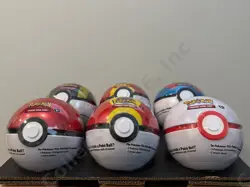 Pokemon TCG 6x Pokeball Tins 18 Booster Packs COSTCO Bundle NEW/Factory Sealed - Image 1
