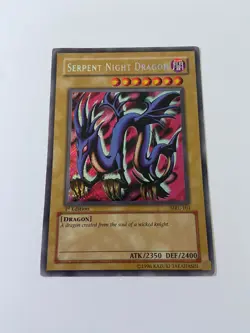 Yugioh Serpent Night Dragon MRL-103 Original Print HP - 1ST EDITION Secret Rare - Image 1