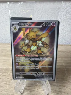 Pokemon TCG Alakazam Mega Evolutions Black Star Promo 009 Sealed - Image 1