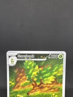 Pokemon TCG Sawsbuck 092/086 Scarlet & Violet White Flare Illustration Rare NM - Image 3