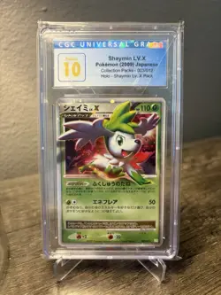 Pokemon Shaymin LV.X 2009 Collections Pack Holo 003/012 CGC 10 PRISTINE - Image 1
