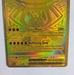 Pokemon Mega Zygarde EX Hyper Rare 124/088 Perfect Order "print line error" - Image 2
