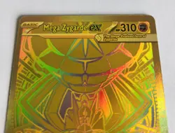Pokemon Mega Zygarde EX Hyper Rare 124/088 Perfect Order "print line error" - Image 5