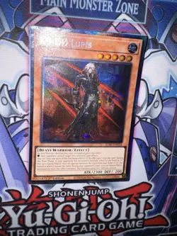 Yu-Gi-Oh! K9-00 Lupis JUSH-EN034 - 1st Edition - Collector's Rare - Near Mint! - Image 3