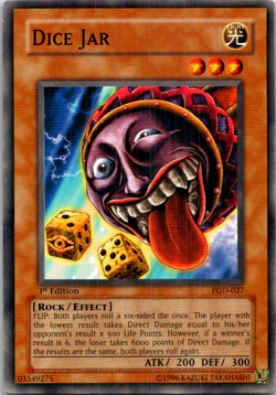 Dice Jar PGD-027 Common Pharaonic Guardian LP 1st Edition - Image 1