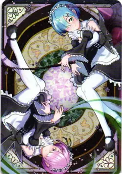 REM RE:ZERO Holographic Custom Art Goddess Story Anime Collectible Card - Image 2