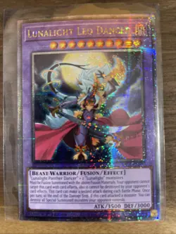 Lunalight Leo Dancer RA04-EN053 Quarter Century Secret Rare 1st Ed NM Yu-Gi-Oh! - Image 1