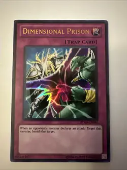 yugioh Dimensional Prison RYMP-EN084 Unlimited Edition Ultra Rare near mint - Image 1
