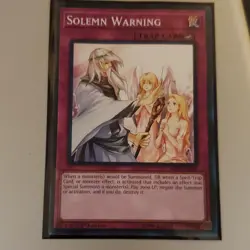Konami Yu-Gi-Oh! TCG Solemn Judgment/Warning/Strike Trap 1st Ed Lot - Image 3