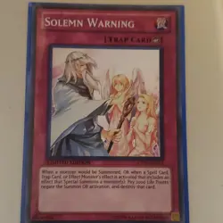 Konami Yu-Gi-Oh! TCG Solemn Judgment/Warning/Strike Trap 1st Ed Lot - Image 4