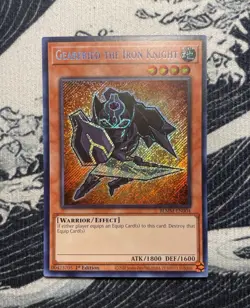 Yu-Gi-Oh! Gearfried the Iron Knight BLMM-EN004 Battles of Legend 1st Edition, NM - Image 1