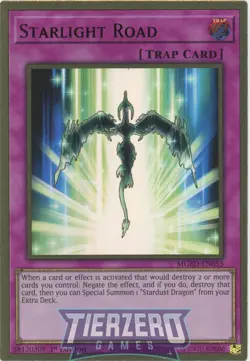 Yugioh Starlight Road MGED-EN053 Premium Gold Rare 1st Edition Near Mint - Image 1