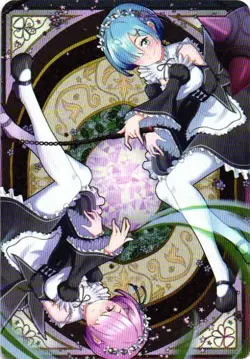 REM RE:ZERO Holographic Custom Art Goddess Story Anime Collectible Card - Image 2