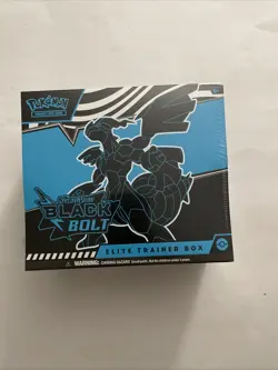 Pokemon Scarlet and Violet Black Bolt Elite Trainer Box BRAND NEW ETB SEALED - Image 1