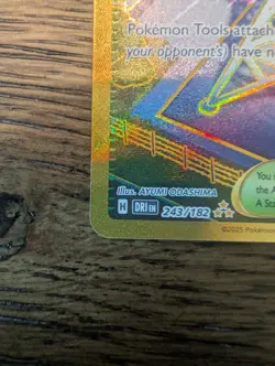 Pokemon Jamming Tower Trainer Hyper Rare Sv10 Destined Rivals 243/182 Holo Engl… - Image 4