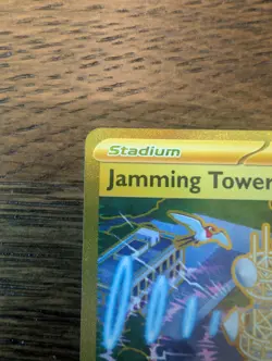 Pokemon Jamming Tower Trainer Hyper Rare Sv10 Destined Rivals 243/182 Holo Engl… - Image 5