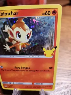Chimchar 12/25 McDonalds Promo 25th Anniversary 2021 Pokemon TCG LP - Image 3