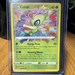 Pokemon Celebi Swsh04 Vivid Voltage 009/185 Holo Amazing Rare 60 HP 2020 - Image 1