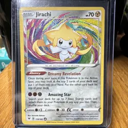 Pokemon Jirachi 119/185 Vivid Voltage Amazing Rare Holo 70 HP Amazing Star - Image 1