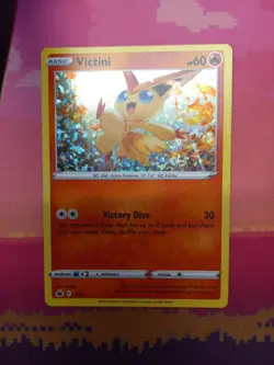 Pokemon Card Victini McDonald's 2022 Holo 5/15 Near Mint - Image 1
