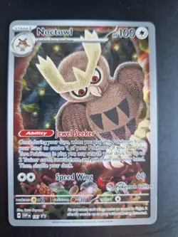 Noctowl SVP 141 Pokemon Center Stamped promo - Image 1