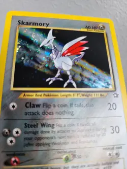 Pokemon Neo Genesis 2000 Skarmory #13/111 Holo Rare WOTC TCG Card - Image 1