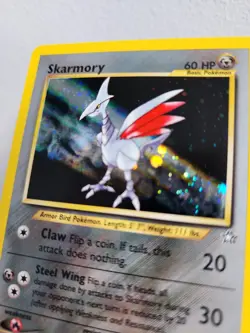 Pokemon Neo Genesis 2000 Skarmory #13/111 Holo Rare WOTC TCG Card - Image 2