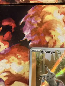 Pokemon Mimikyu 075 Scarlet & Violet Black Star Paldean Fates ETB Promo NM - Image 4