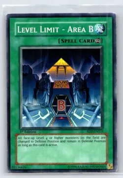Level Limit - Area B Common Structure Deck: Blaze of Destruction SD3-EN024 LP - Image 1