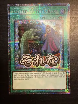 Called By The Grave (STARLIGHT RARE) RA05-EN117 (MINT) 1st Ed Yu-Gi-Oh! Konami - Image 1