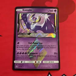 Lunala Prism 62/156 SM - Pokemon Ultra Prism Holo NM - Image 1