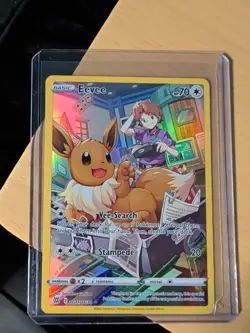 Eevee – TG11/TG30 – Brilliant Stars Trainer Gallery – Ultra Rare – NM Pokemon Ca - Image 1