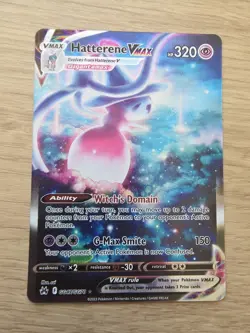 Hatterene VMAX Crown Zenith Galarian Gallery Pokemon TCG Card GG47/GG70 - Image 1