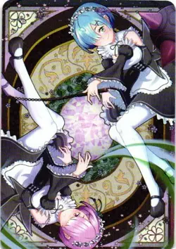REM RE:ZERO Holographic Custom Art Goddess Story Anime Collectible Card - Image 2