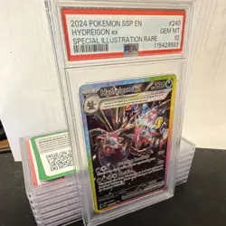 Pokemon Hydreigon ex 240/191 SV08 Special Illustration Rare Holo PSA 10 - Image 3