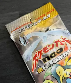 Pokemon Gym Heroes Booster Pack Art Set & japanese Neo EMPTY Vintage WOTC - Image 4