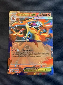 Pokemon TCG Mega Charizard Y EX 030 Black Star Promo NM - Image 1