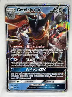 Pokemon TCG | Greninja GX SM197 | Jumbo Black Star Promo | Lightly Played LP - Image 1