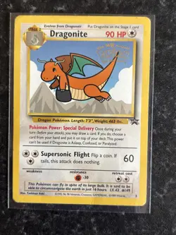 Pokemon TCG Dragonite Wizards Black Star Promos 5 Regular Promo Cards 1999 LP - Image 1