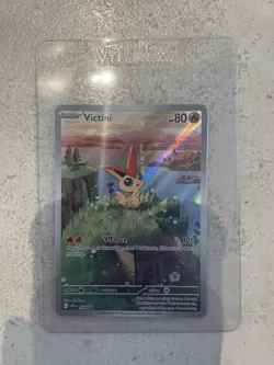 Pokemon TCG Victini SVP 208 Promo Illustration Black Bolt White Flare NM - Image 1